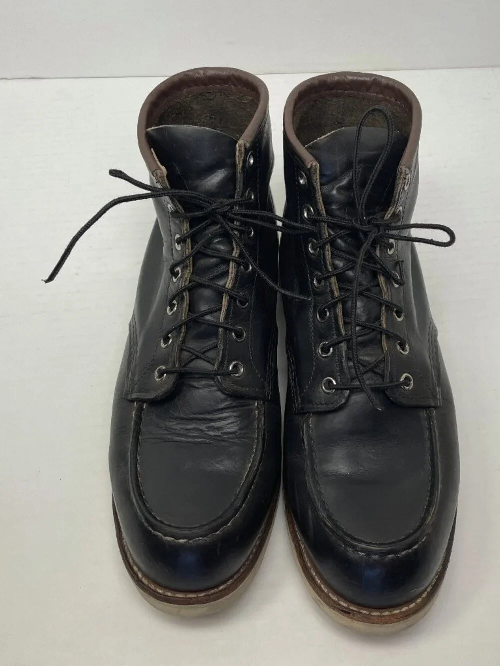 Red Wing Boots Men’s Size 11 D Leather 8890 Black Lace Up Work See Pics